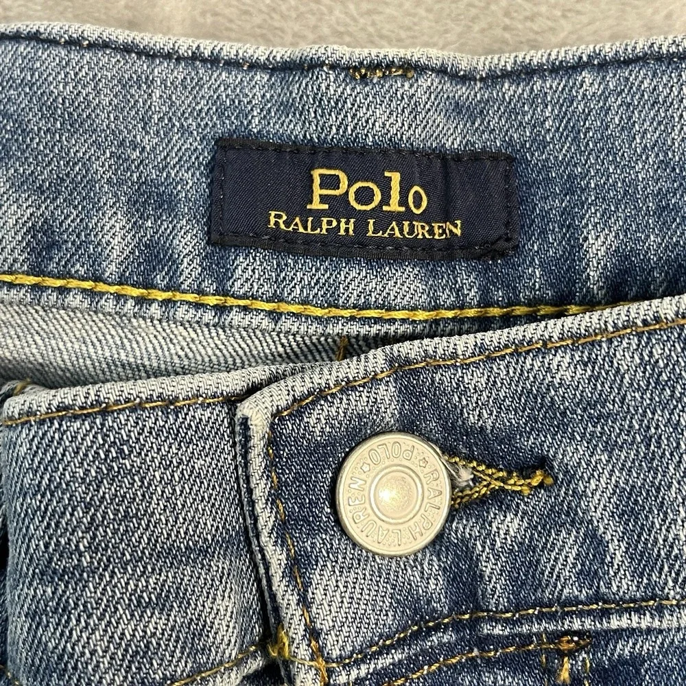 Polo Ralph Lauren Thompson Relaxed Jeans Mens 34x30 Blue Denim Straight Leg